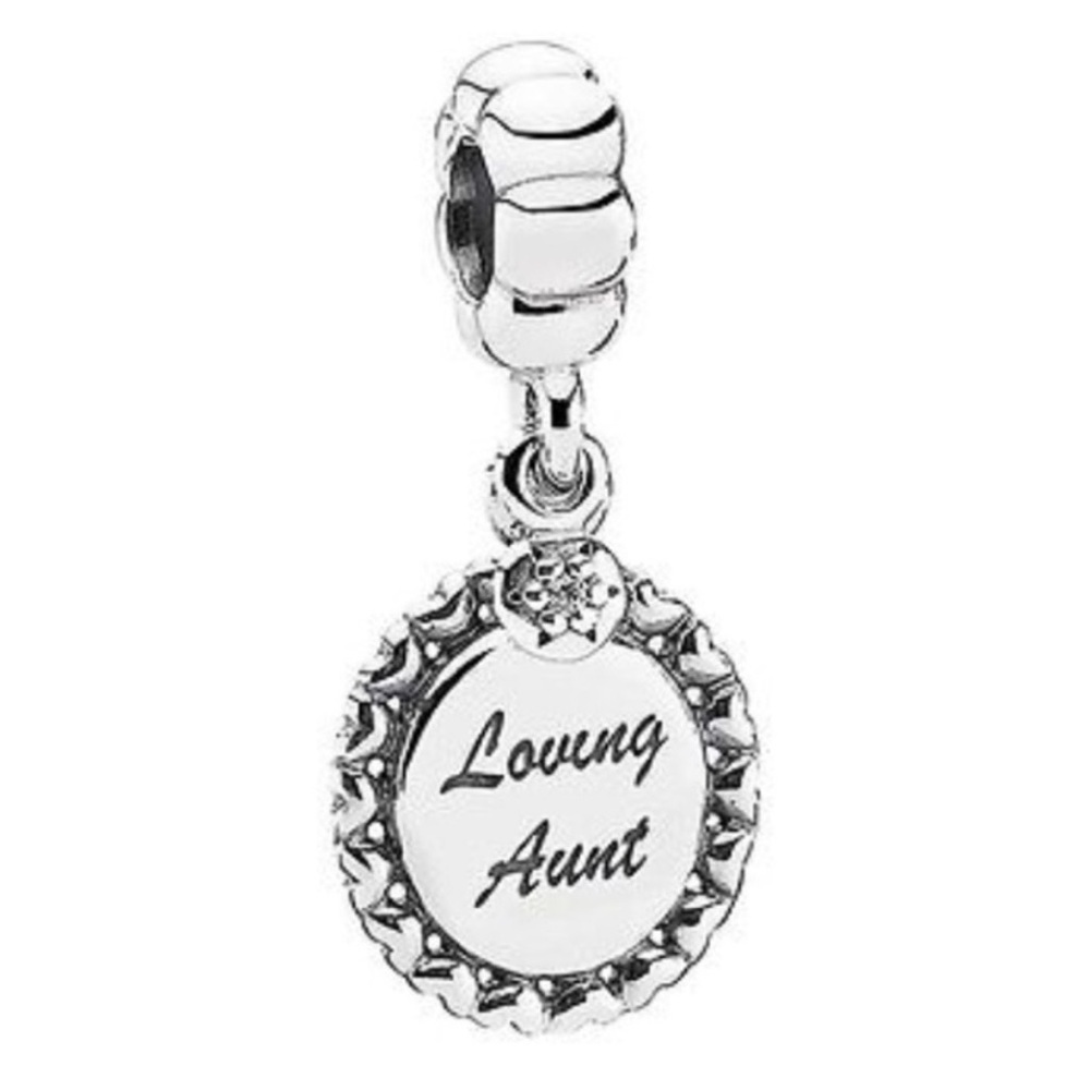 PANDORA Loving Aunt Clear CZ Charm 791277CZ